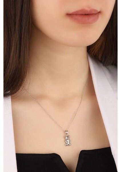 Jelibon Ayıcık 925 Ayar Gümüş Kolye