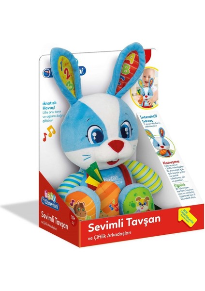 64544 Baby Clementoni Sevimli Tavşan +10 Ay