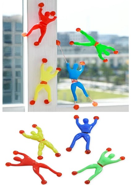 Cama Yapışan Örümcek Adam Oyuncak 6 Adet Spiderman