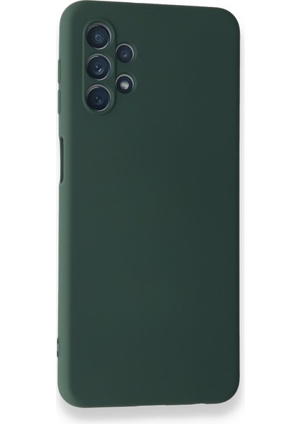 Samsung Galaxy A52S Kılıf Lansman Içi Kadife Kamera Korumalı Silikon Nano - Koyu Yeşil fiyatları