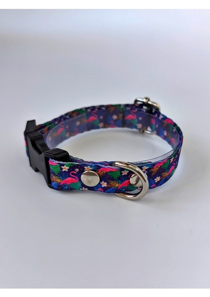Flamingo Kedi Boyun Tasması Ayarlanabilir, Zilli