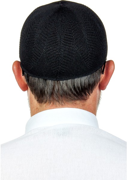 Berra Çelik Örme Dantel Namaz Takkesi Siyah 1 Adet modelleri