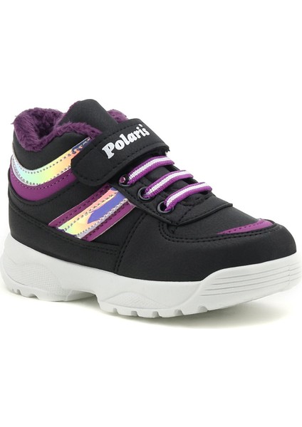 612155.P1PR Siyah Kız Çocuk Sneaker Ayakkabı