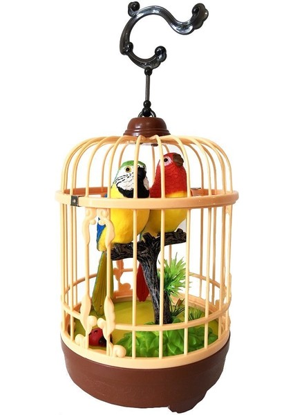 HL518-2 Vardem Müzikli Kafesli Ikili Kuş