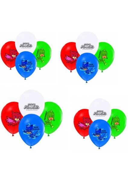 Pj Mask Latex Balon 10 Adet
