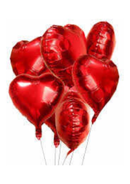Kırmızı Kalp Folyo Balon 1 Adet