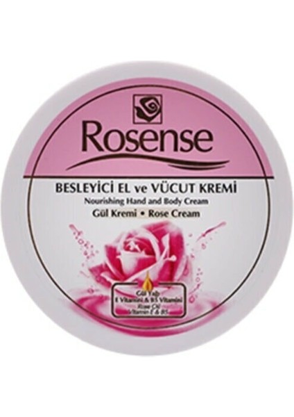 Besleyici El ve Vücut Gül Kremi 250 ml 3'lü