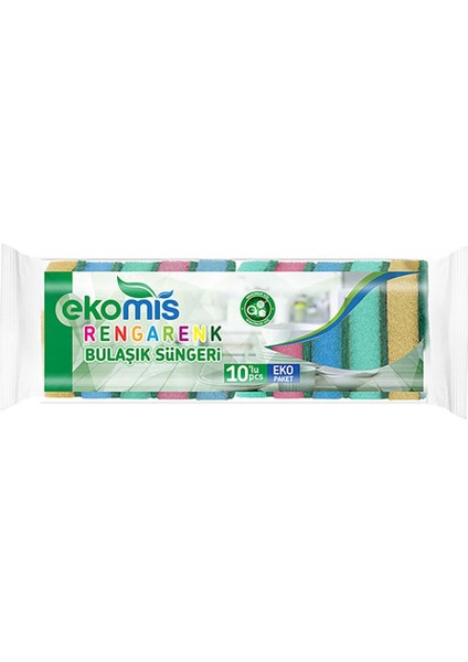 Klasik Bulaşık Süngeri Düz 5'li
