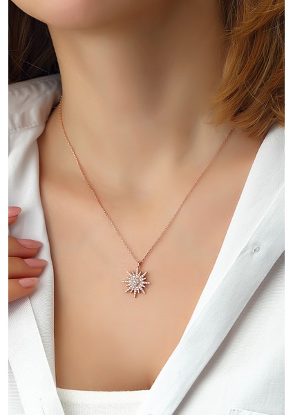 Kutup Yıldızı 925 Ayar Gümüş Kolye