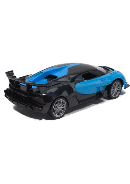 1:16 Ölçek Uzaktan Kumandalı Bugatti Chiron Işıklı Şarjlı Mavi