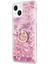 Apple iPhone 13 Mini Kılıf Glitter Liquid Holder Pembe 2