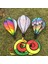 4 Adet 55 '' Sıcak Hava Balonu Windsock Rüzgar Spinner Çim Festivali Bahçe Dekor (Yurt Dışından) 2