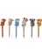 Peluş Bebek Ballpen Tükenmez Kalem 24 Adet / Takım Sevimli Karikatür Peluş Hayvan Kalemler (Yurt Dışından) 4