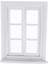 Bebek Evi için Minyatür Ahşap 6 Panel Pencere Çerçevesi -Beyaz (Yurt Dışından) 1