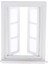 Bebek Evi için Minyatür Ahşap 6 Panel Pencere Çerçevesi -Beyaz (Yurt Dışından) 4