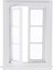 Bebek Evi için Minyatür Ahşap 6 Panel Pencere Çerçevesi -Beyaz (Yurt Dışından) 5