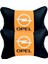 Opel 2'li Lüx Ortopedik Oto Boyun Yastığı (Dijital Deri Baskı) 2