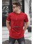 Baskılı Bordo T-Shirt 5359 1