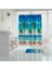 Tropik Palm Beach Banyo Duş Perdesi Tek Kanat 1 x 180 x 200 cm 1