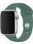 Apple Watch 1 2 3 4 5 6 7 Se 40MM Klasik Silikon Kordon Kayış Kayalık Pine Green 3