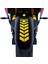 2 Adet Sport Motosiklet Çamurluk Reflektif Sarı Kask Sticker Çınar Extreme 1