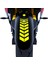 2 Adet Sport Motosiklet Çamurluk Floresan Sarı Kask Sticker Çınar Extreme 1