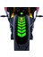 2 Adet Sport Motosiklet Çamurluk Floresan Yeşil Kask Sticker Çınar Extreme 1