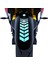 2 Adet Sport Motosiklet Çamurluk Nane Yeşili Kask Sticker Çınar Extreme 1