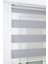 Gri Geniş Pileli Zebra Stor Perde 1