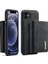 M1 Serisi Tcüzdan + Deri Kaplamalı iPhone 11 Için 6.1 Inç Kılıfı - Siyah (Yurt Dışından) 1