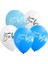 Hello Baby Baskılı Mavi Latex Balon 10 Adet 1