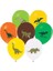 Dinozorlar Karışık Renk Latex Balon 10 Adet 1