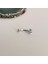 Cerrahi Çelik Üç Taşlı Muz Piercing- Bar Uzunluğu 8 Mm- 1 Adet 1