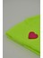 Sevgililer Günü Özel Koleksiyonu Pembe Kalp Figürlü Neon Sarı Renk Unisex Erkek/Kadın Bere 2