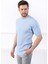 Mavi Bisiklet Yaka Erkek Pamuk Triko T-Shirt 5