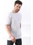 Beyaz Bisiklet Yaka Erkek Pamuk Triko T-Shirt 4