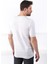 Beyaz Bisiklet Yaka Erkek Pamuk Triko T-Shirt 5
