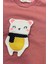 Kız Çocuk Fuşya Sevimli Ayıcık Desenli Sweatshirt 2
