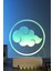 Naruto Akutsuki Cloud 16 Renk Anime Gece Lambası 3