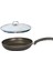 Onyx Teflon Tava 22 cm Cam Kapaklı 1