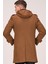 PLT8334 Dewberry Erkek Palto-Koyu Camel 2