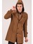 PLT8334 Dewberry Erkek Palto-Koyu Camel 3