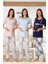 Ekoseli Lohusa Pijama Takım Effortt 6022 1