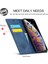 Lc.imeeke Güçlü Manyetik Deri Cüzdan Standı Telefon Koruyucu Kılıf Apple İphone x / Xs - Mavi (Yurt Dışından) 5