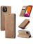 013 Serisi Apple iPhone 12 Mini Için Ayrılabilir 2-In-1 Bölünmüş Deri Kılıf - Kahverengi (Yurt Dışından) 1