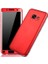 Samsung A3 2017 (A320) 360 Derece Slim Premium Silikon Kılıf Bordo 1