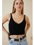 Kadın Siyah Önü Bağcıklı Bluz 1
