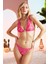 Omzu Bağlama Detaylı Uzun Üçgen Bikini 211228 4