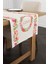 Krem Çok Renkli Love Çiçekli Desenli Dijital Baskılı Runner CGH1030-RN 1