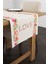 Krem Çok Renkli Çiçekli Love Yazılı Dijital Baskılı Runner CGH1031-RN 1